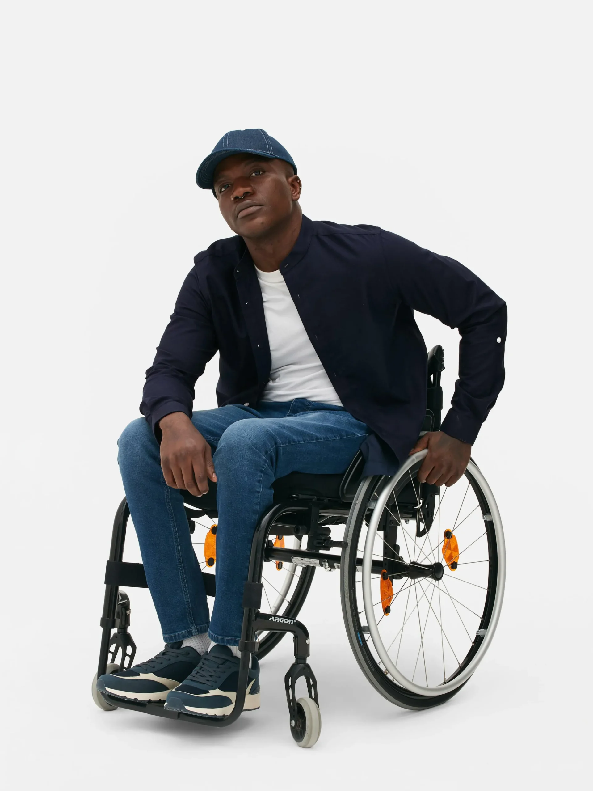 Chemise Boutonnée à Manches Retroussées