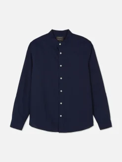 Chemise Boutonnée à Manches Retroussées