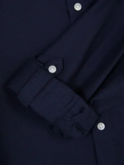 Chemise Boutonnée à Manches Retroussées