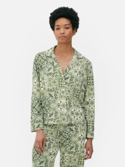 Chemise De Nuit De Pyjama Graphique à Motif Mandala