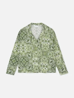 Chemise De Nuit De Pyjama Graphique à Motif Mandala