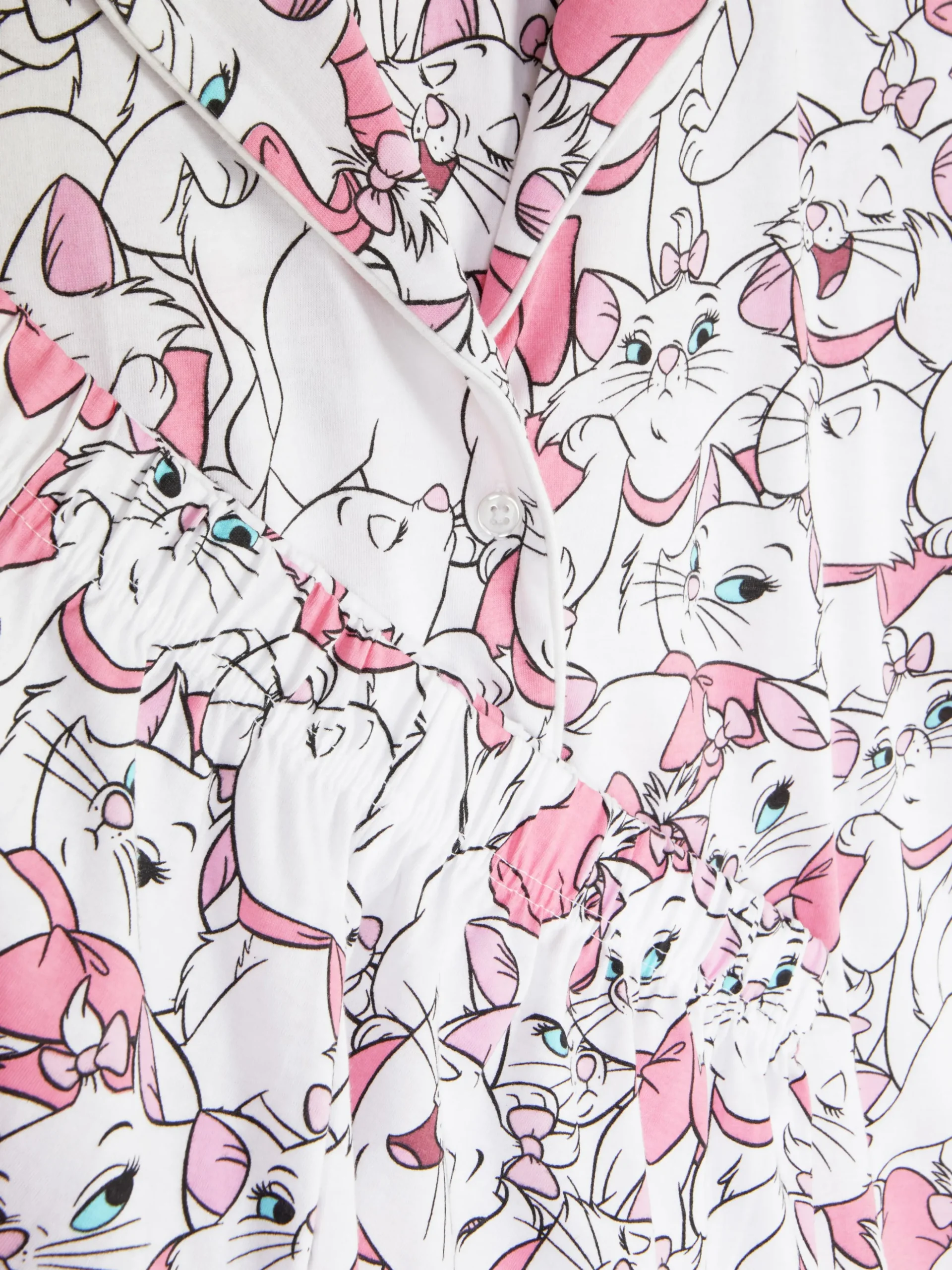 Chemise De Pyjama à Manches Courtes Disney Les Aristochats Marie