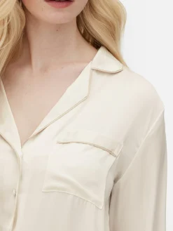 Chemise De Pyjama En Satin