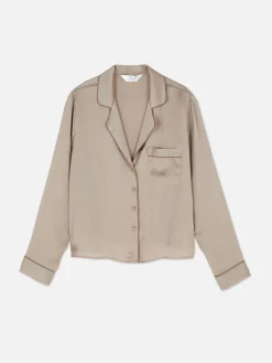 Chemise De Pyjama En Satin