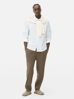 Chemise Jacquard à Manches Longues