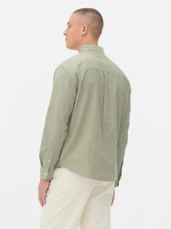 Chemise Jacquard à Manches Longues