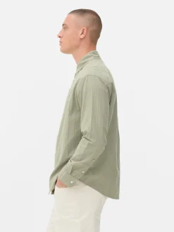 Chemise Jacquard à Manches Longues