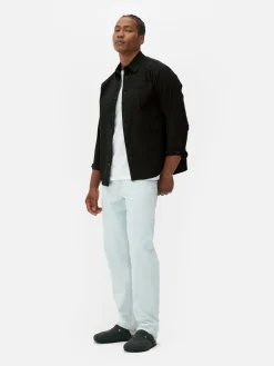 Chemise Jacquard à Manches Longues