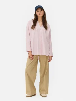 Chemise Oversize En Popeline