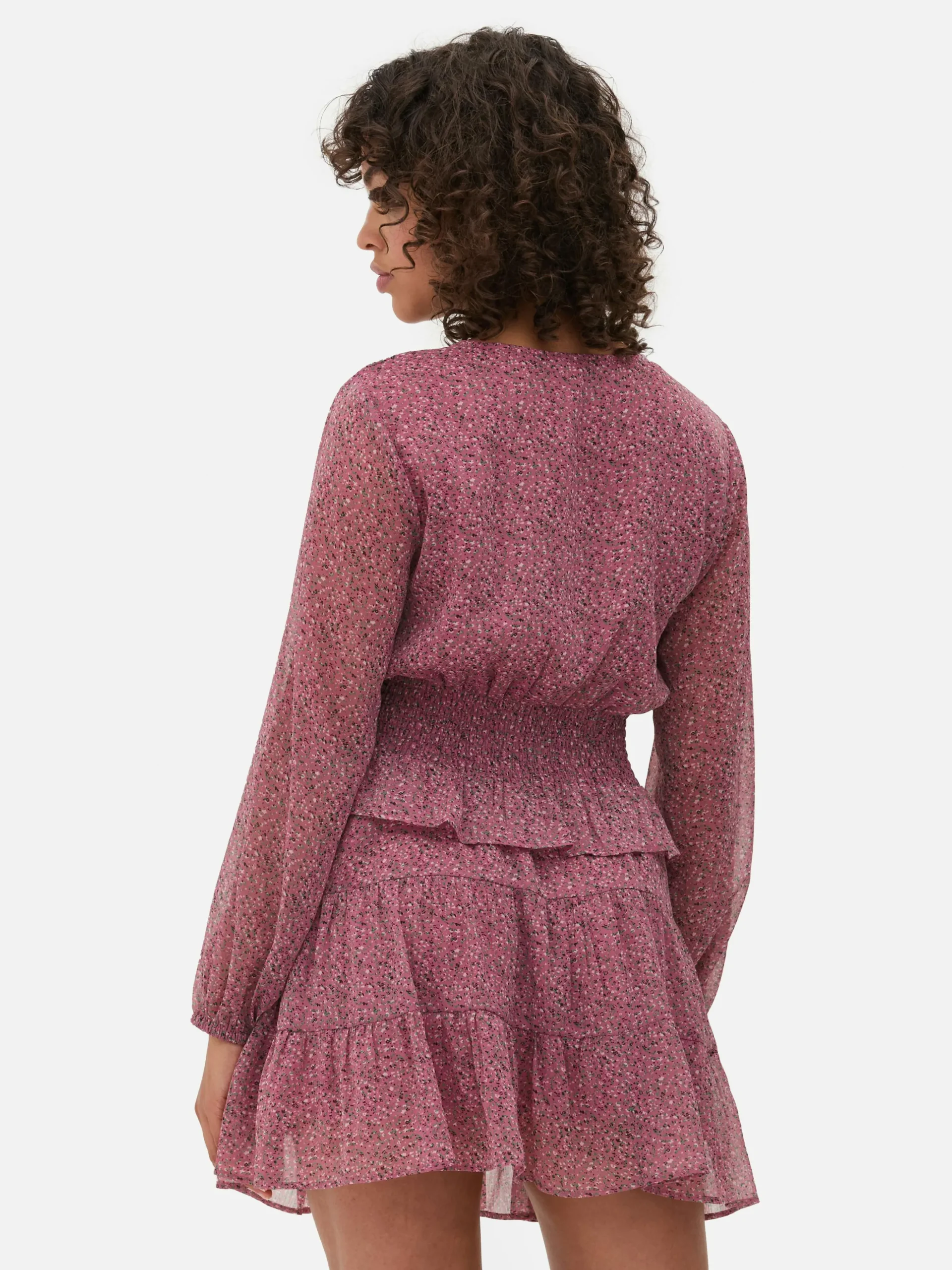 Chemisier à Taille Froncée