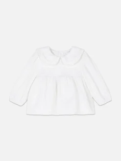 Chemisier Froncé à Col