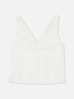 Chemisier Sans Manches à Col En V
