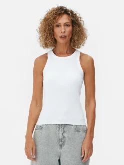 Débardeur Côtelé à Dos Nageur