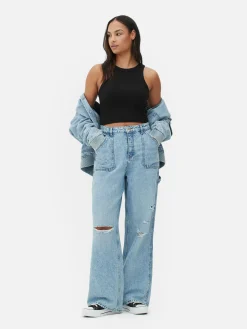 Débardeur Côtelé à Dos Nageur