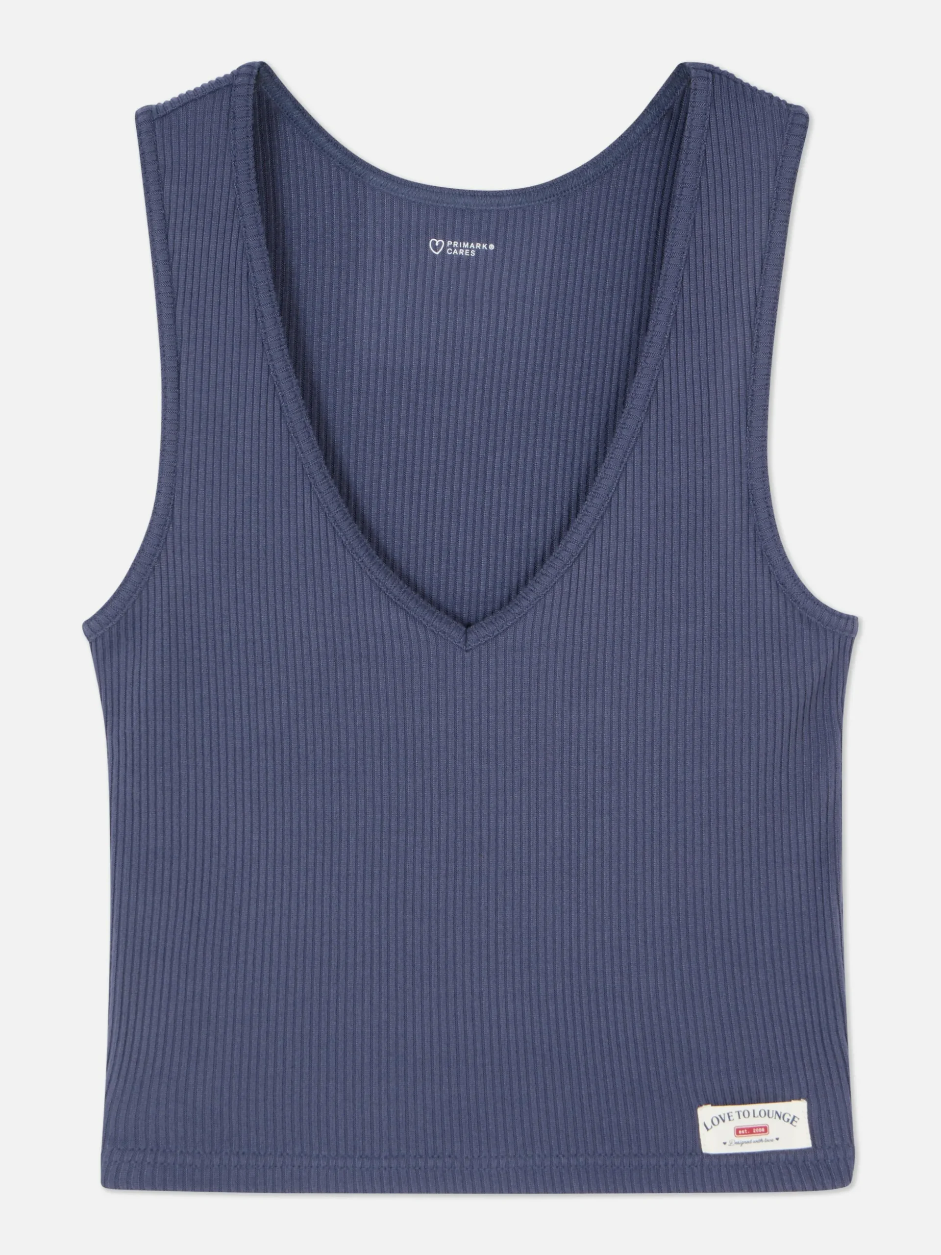 Débardeur De Pyjama En Jersey Côtelé