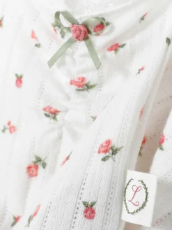 Débardeur De Pyjama En Pointelle à Motif Rose
