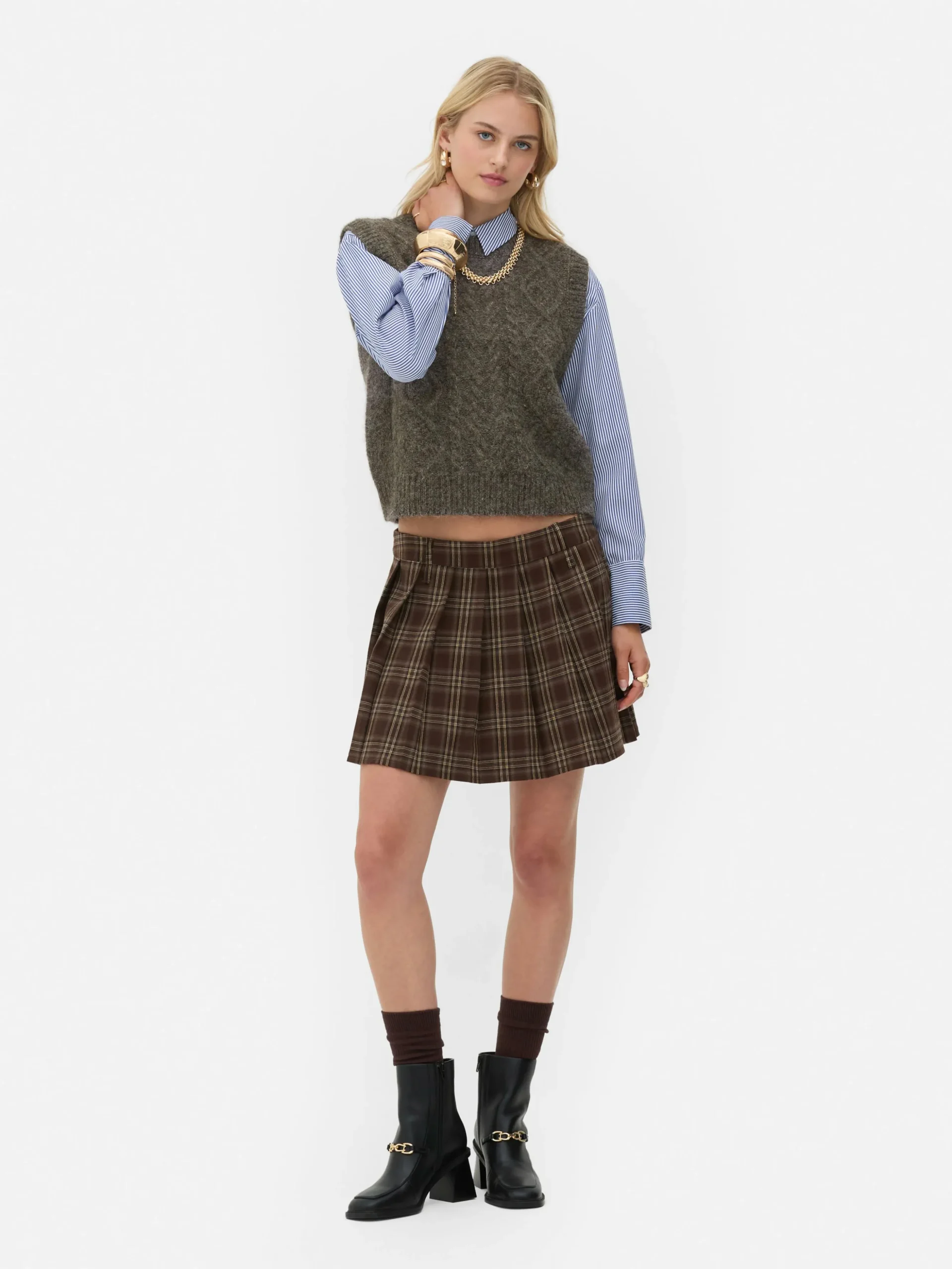 Débardeur En Maille Torsadée Rita Ora