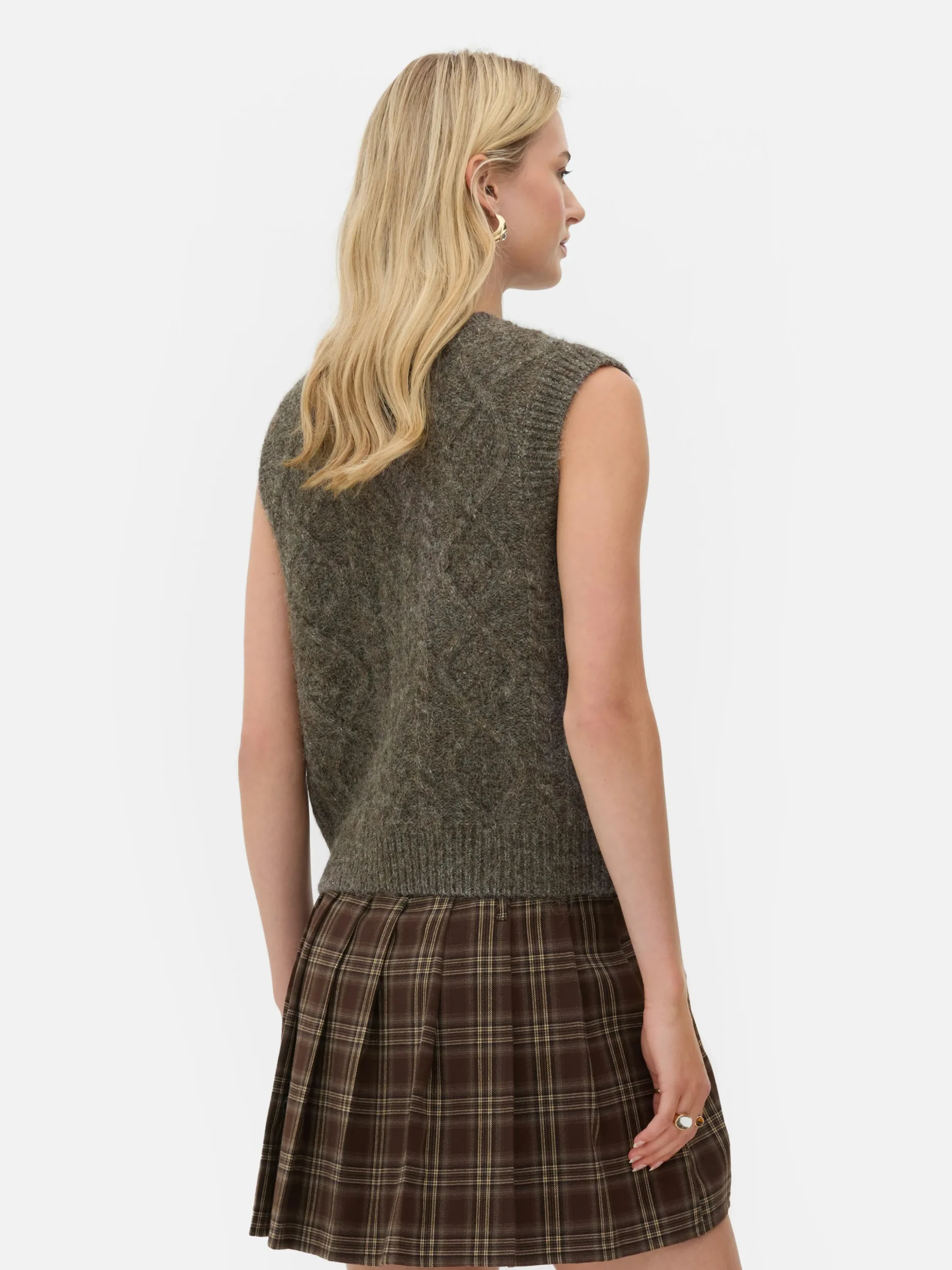 Débardeur En Maille Torsadée Rita Ora