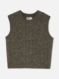 Débardeur En Maille Torsadée Rita Ora