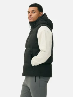 Doudoune Sans Manches à Capuche