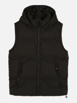 Doudoune Sans Manches à Capuche