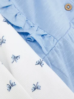 Ensemble Chemisier à Volants Et Legging