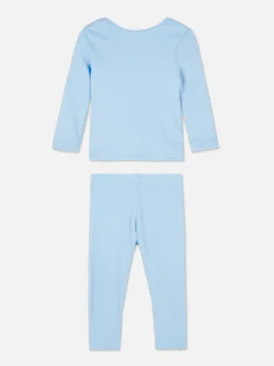 Ensemble Coordonné T-shirt Et Legging Côtelés