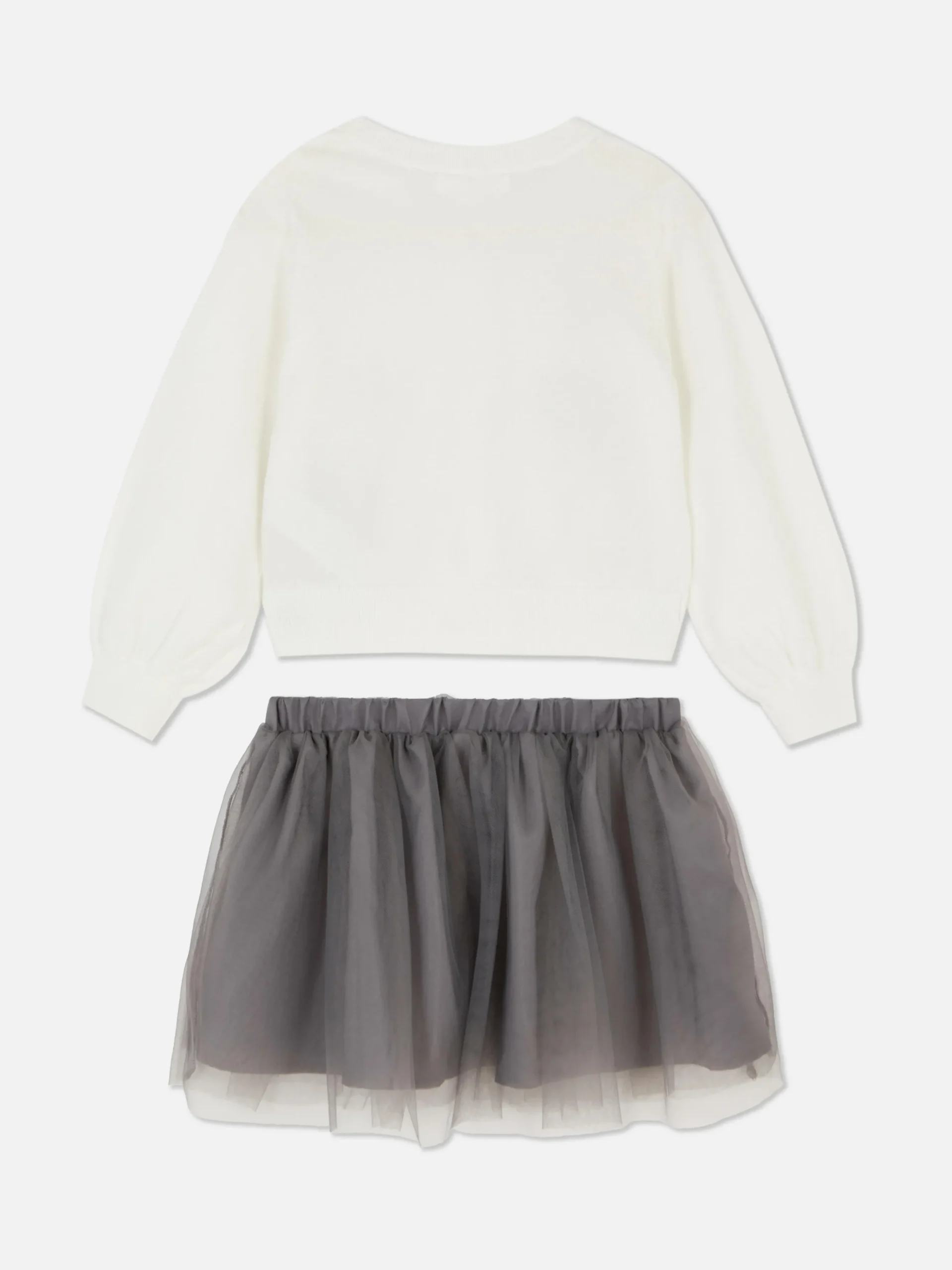 Ensemble Gilet Tricoté Et Tutu