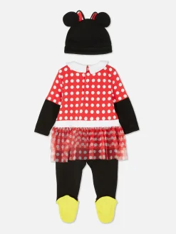 Ensemble Grenouillère Et Bonnet Disney Minnie Mouse