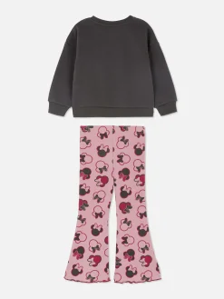 Ensemble Haut à Col Ras-du-cou Et Legging Disney Minnie Mouse