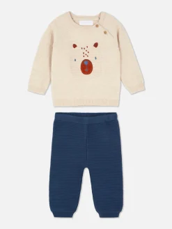 Ensemble Pull Tricoté Et Legging