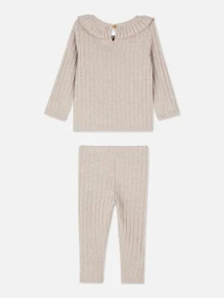 Ensemble Pull Tricoté Et Legging à Coordonner