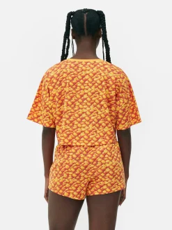 Ensemble Pyjama Court Graphique Heinz Beans