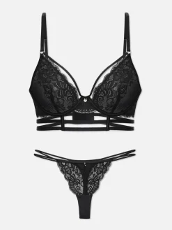 Ensemble Soutien-gorge Et String En Dentelle