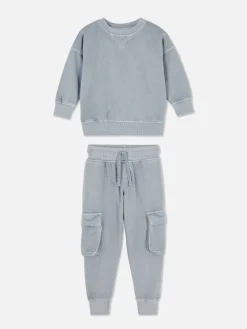 Ensemble Sweat-shirt Et Bas De Jogging Cargo