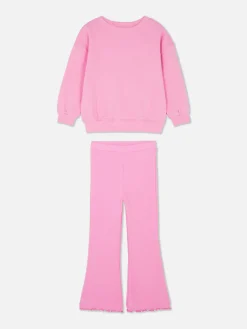 Ensemble Sweat-shirt Et Legging évasé Coordonné