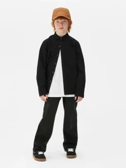 Ensemble T-shirt Et Chemise à Manches Longues