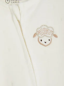 Grenouillère De Nuit En Velours à Motif Moutons