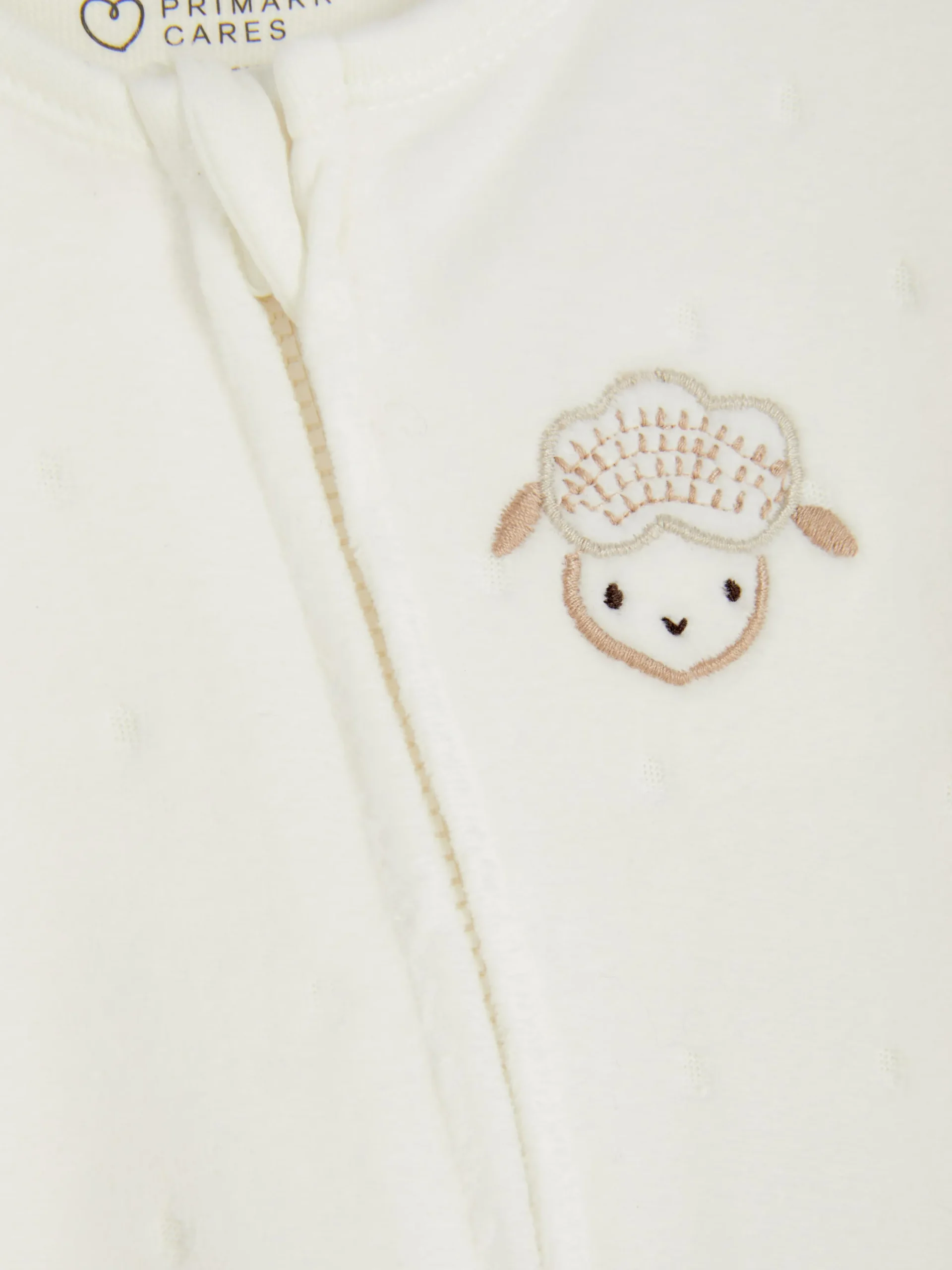 Grenouillère De Nuit En Velours à Motif Moutons