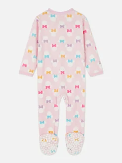 Grenouillère En Tissu Minky Disney Minnie Mouse