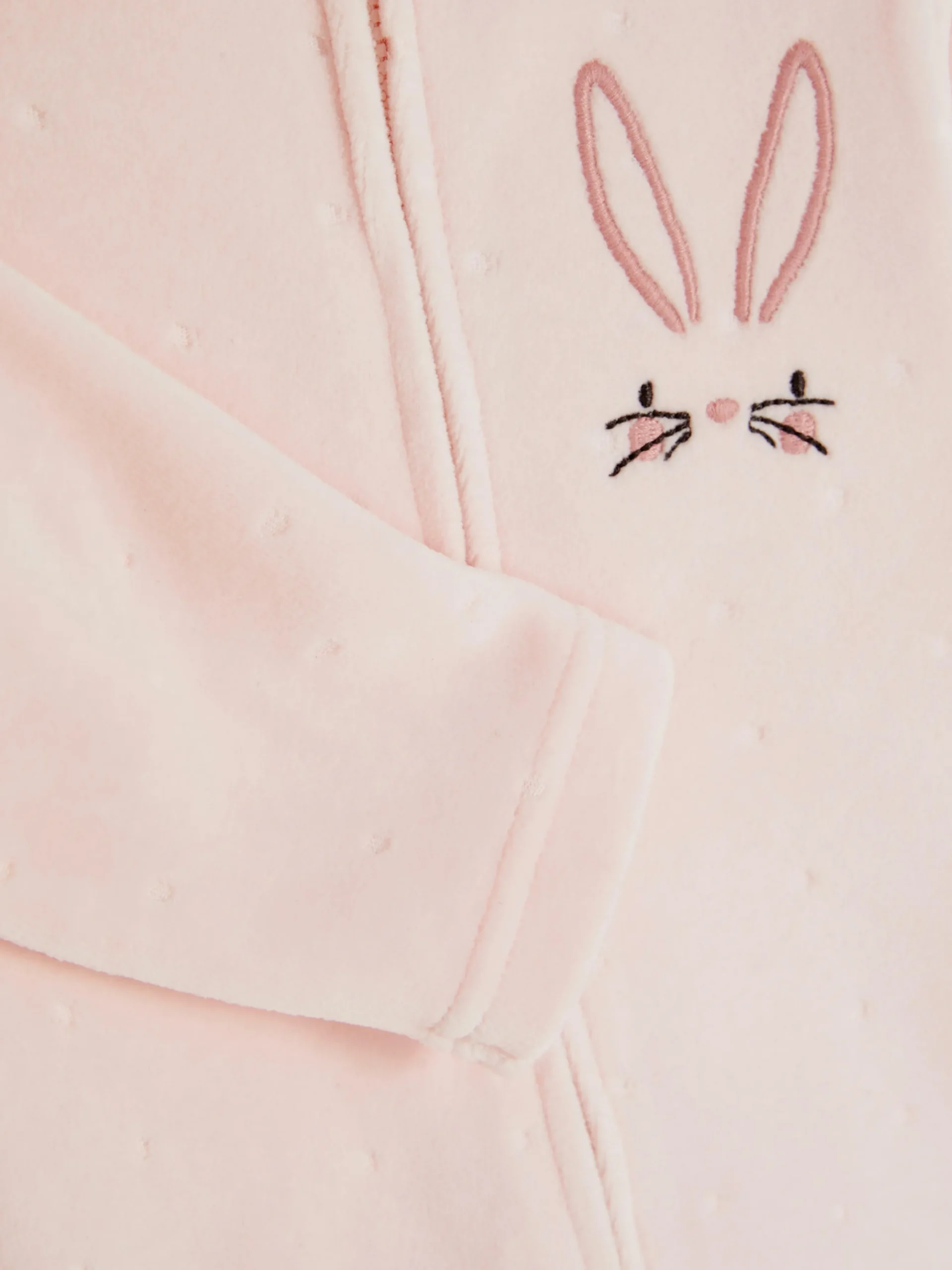 Grenouillère Lapin En Velours