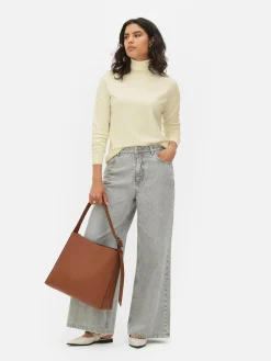 Haut à Manches Longues Et à Col Roulé