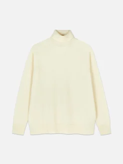 Haut à Manches Longues Et à Col Roulé