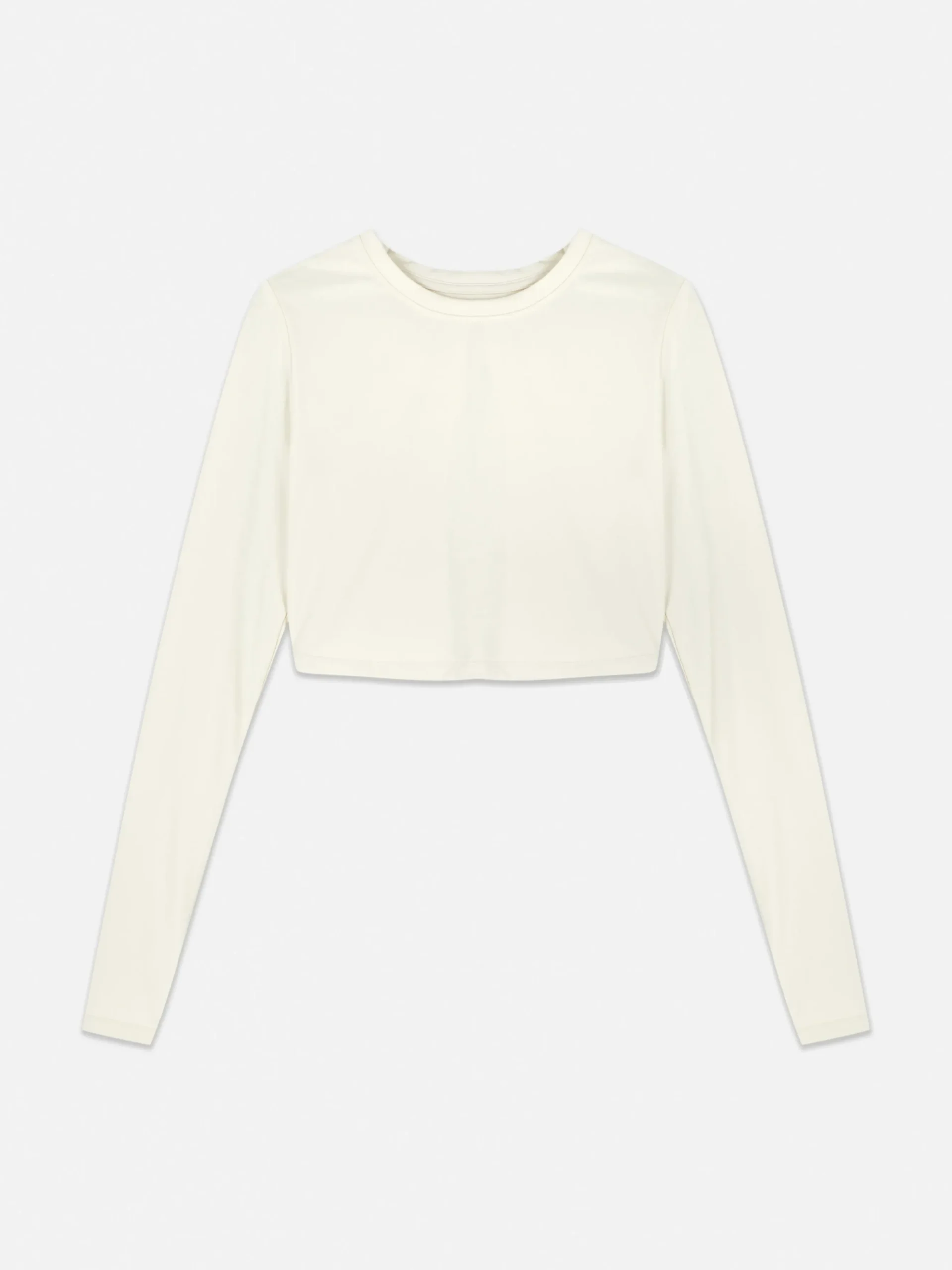 Haut Court De Sport à Manches Longues En Tissu Ultra-doux Rita Ora