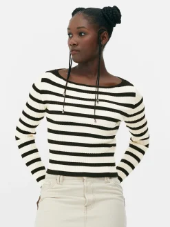 Haut Côtelé à Col Bateau