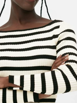 Haut Côtelé à Col Bateau