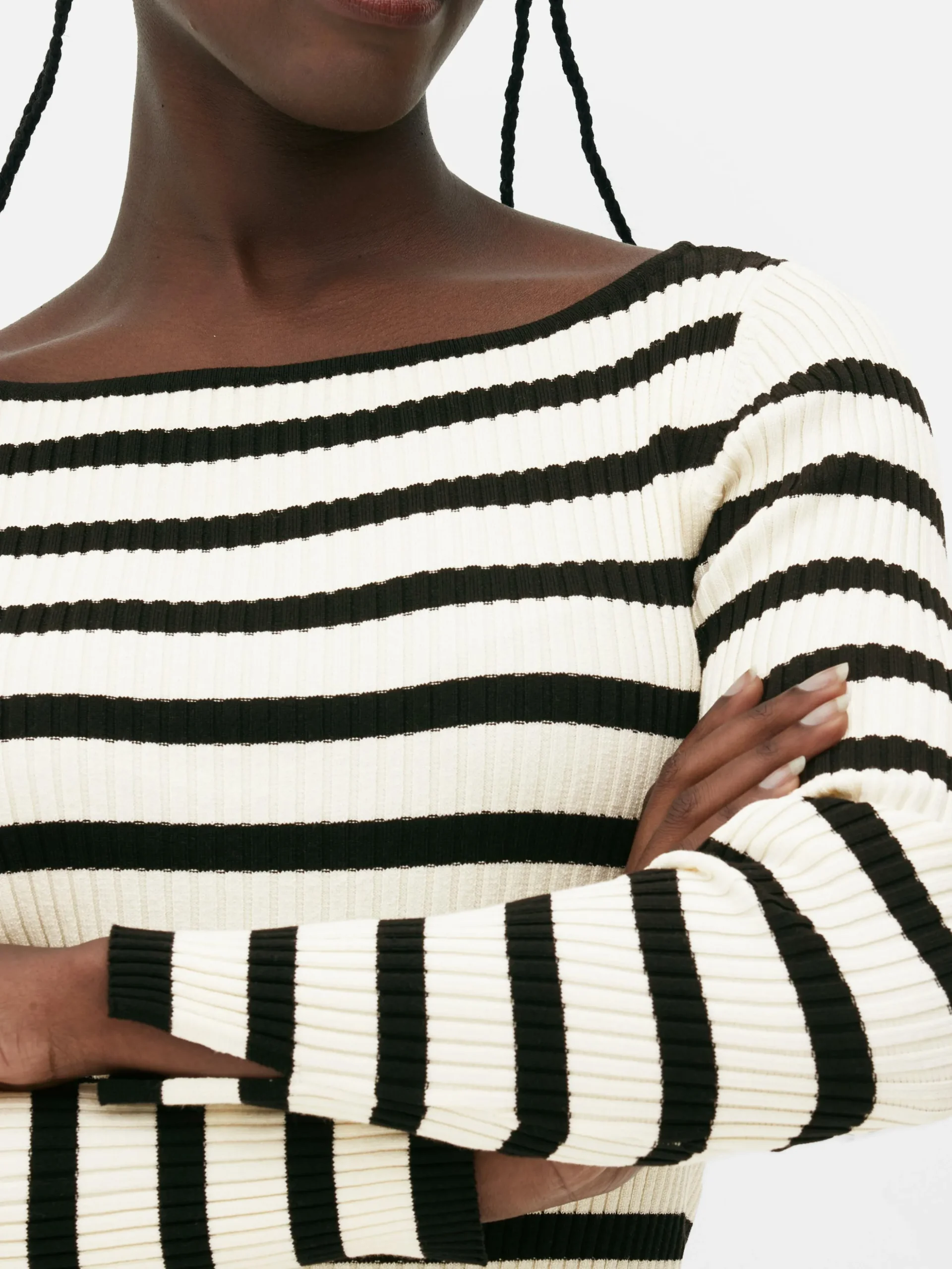 Haut Côtelé à Col Bateau