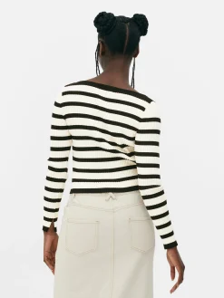 Haut Côtelé à Col Bateau