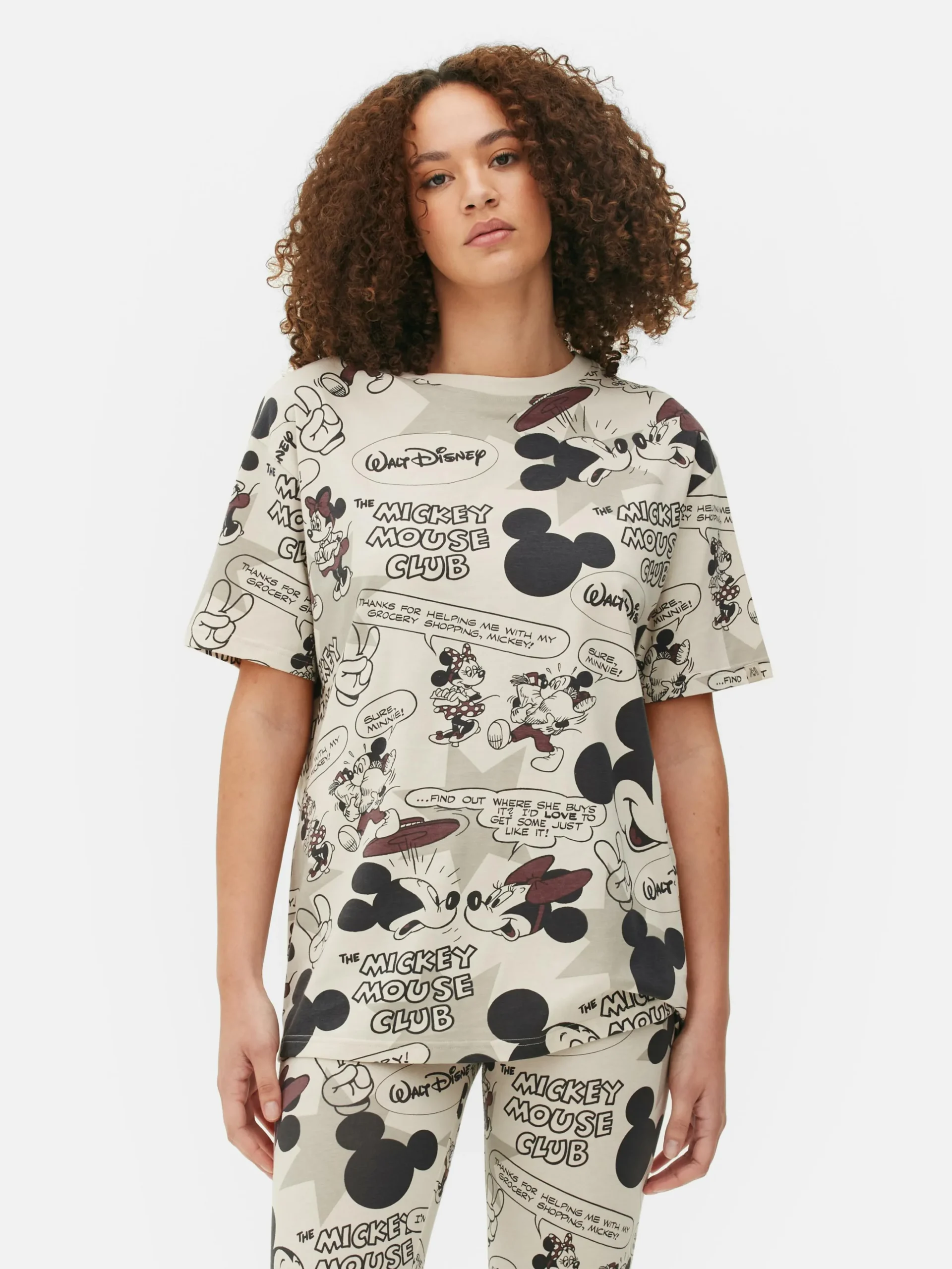 Haut De Pyjama à Motif Disney Mickey Mouse