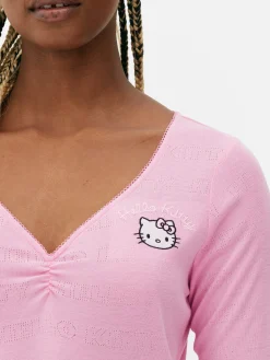 Haut De Pyjama En Pointelle Hello Kitty